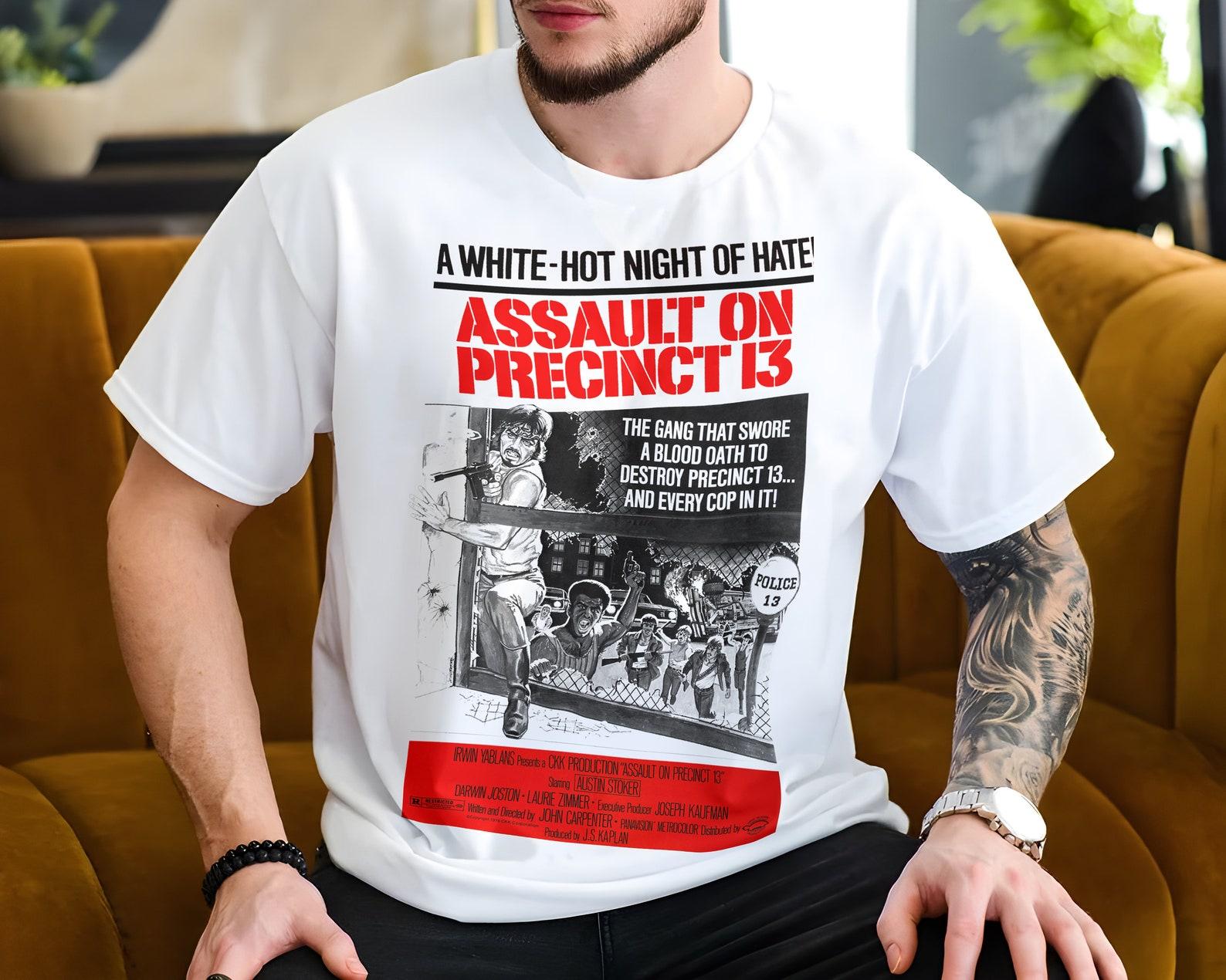 Assault on Precinct 13 V1 Movie Poster Classic Movie Unisex T-Shirt all sizes S-5XL S