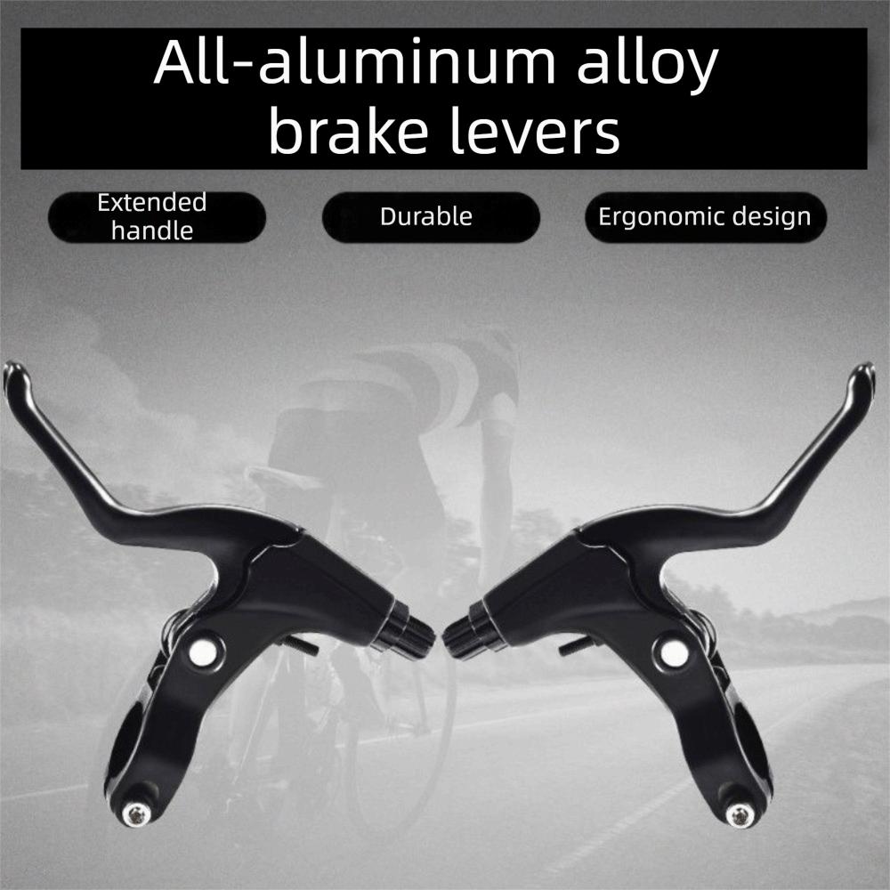 22.2mm Handlebar Bicycle Brake Levers Ultralight Brake Handles V-Brake Levers Bike Handlebar Use