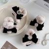 Sweet Bowknot Plush Hair Claw Clip New Classic Small Hair Clips Barrettes Hairgrips Headdress For Female Winter Hair Accessories