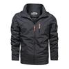 New Autumn and Winter Men's Quick-drying Jacket Hooded Trench Coat Outdoor Loose Windproof Breathable Casual Top Jacket Thin