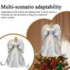 Angel Christmas Tree Topper Christmas Angel Pendants With Light Small Topper Treetop Ornaments For Holiday Living Room Outdoor