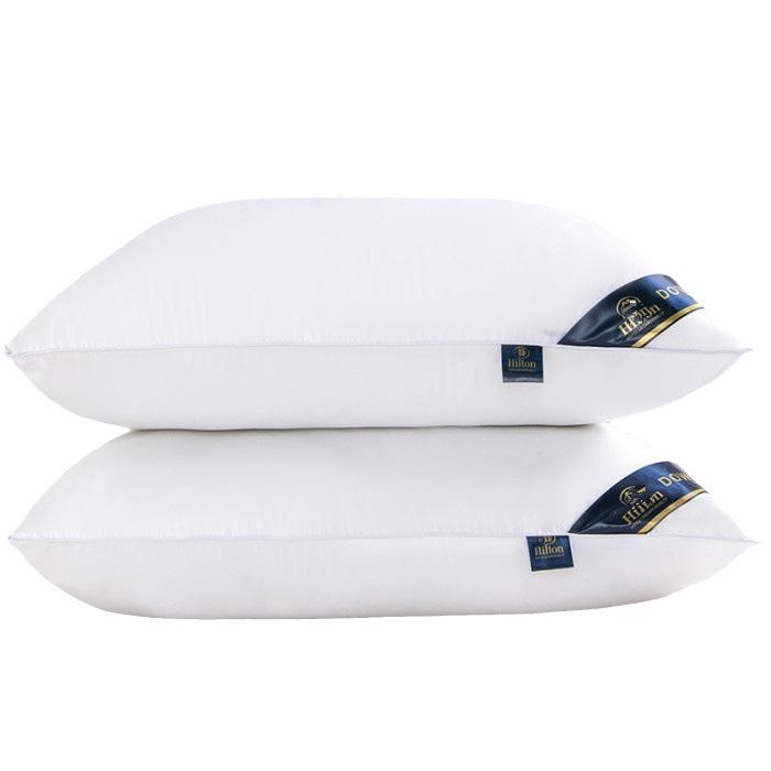 Durable 48x74cm Hotel Pillow Set - High Loft, Plush, Home Gift, Pair of 2