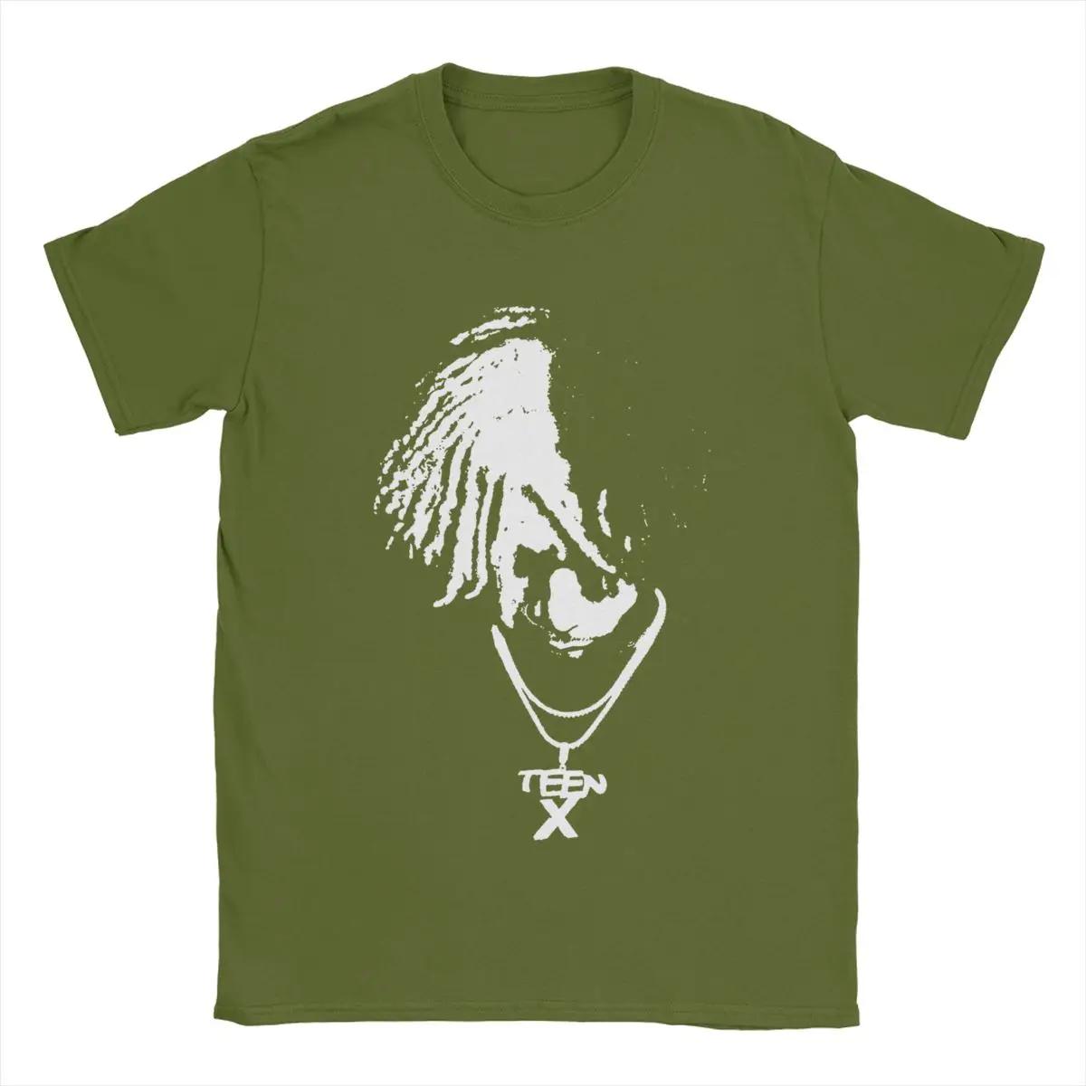 

Ken Carson Teen X Rapper T-Shirts Чоловічі приголомшливі футболки з чистої бавовни Футболки з круглим вирізом і короткими рукавами Топи з принтом 4XL