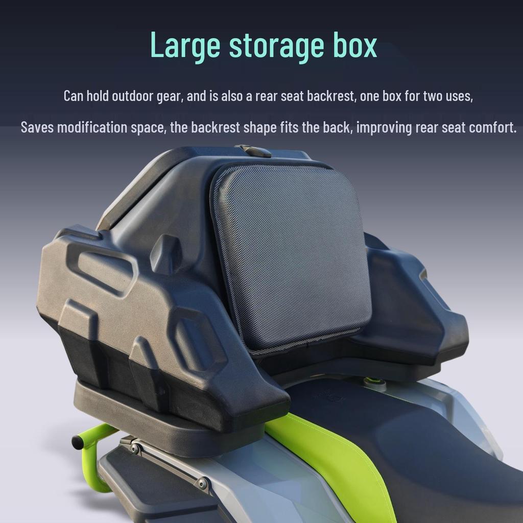 ATV All-Terrain Rear Trunk Cargo Box for Storage and Luggage