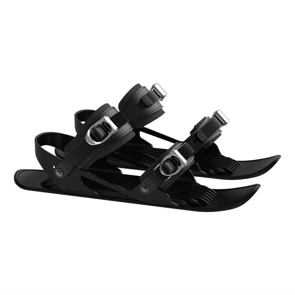 Thickened Mini Sled & Ski Boots: Anti-Slip Snowshoes & Dual-Plank Ice Skates for Outdoor Sports