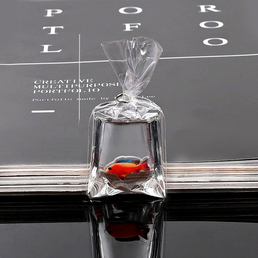 

Women Men Water Bag Fish Jewelry Making Pendents DIY Jewelry Findings Korean Keychain Components оранжевый