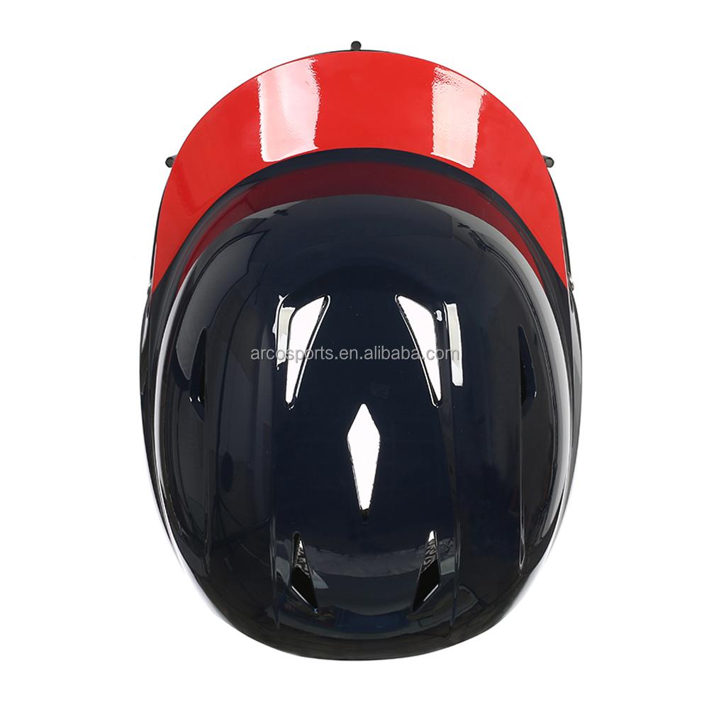 Maßgeschneiderter Professioneller Baseballhelm mit Kinnschutz Sicherheitsschutz Softball Baseballhelm