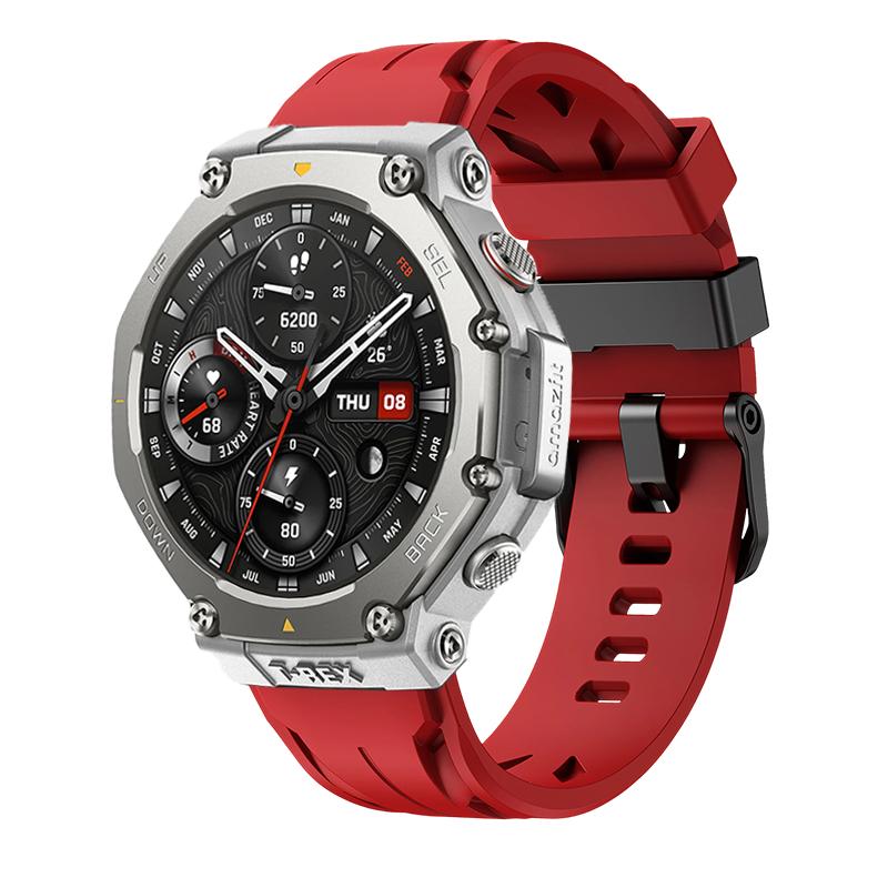 Bracelet de montre de sport compatible avec la montre connectée Amazfit T-Rex 3 Accessoires de remplacement adaptés pour Amazfit T Rex 3 2 1
