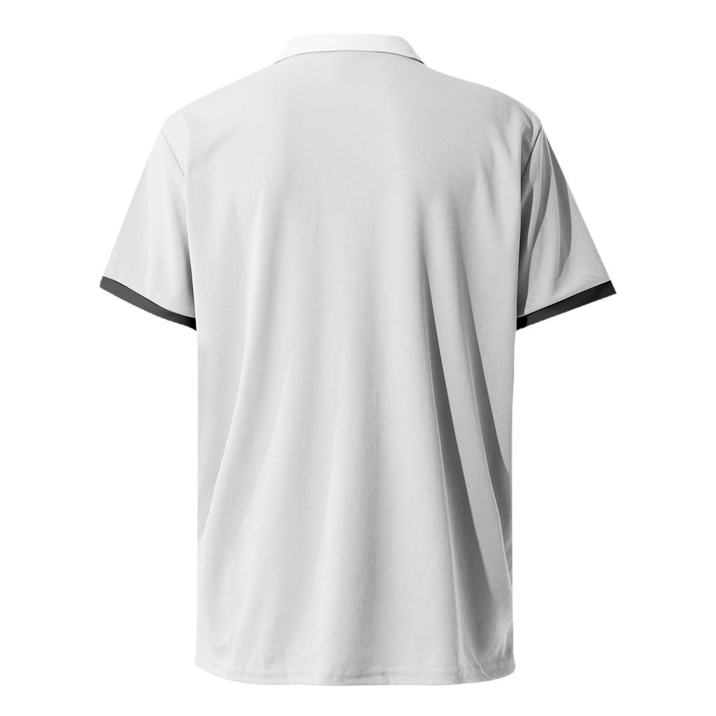 Striped Printed Casual Men's Short Sleeved Shirt