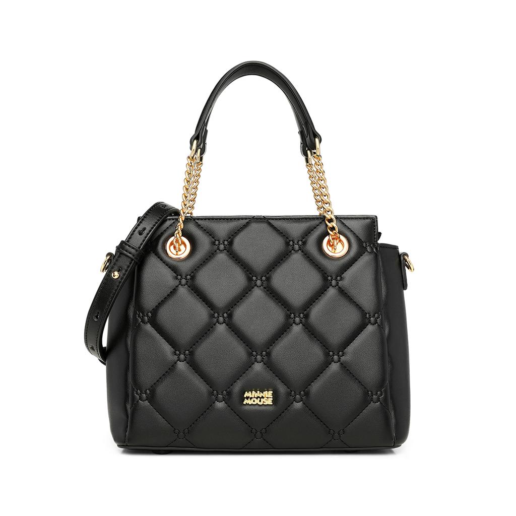 New Disney PU Shoulder Bag Handbag Shoulder Bag Regular Women's Ecru/Black DHB41440-A