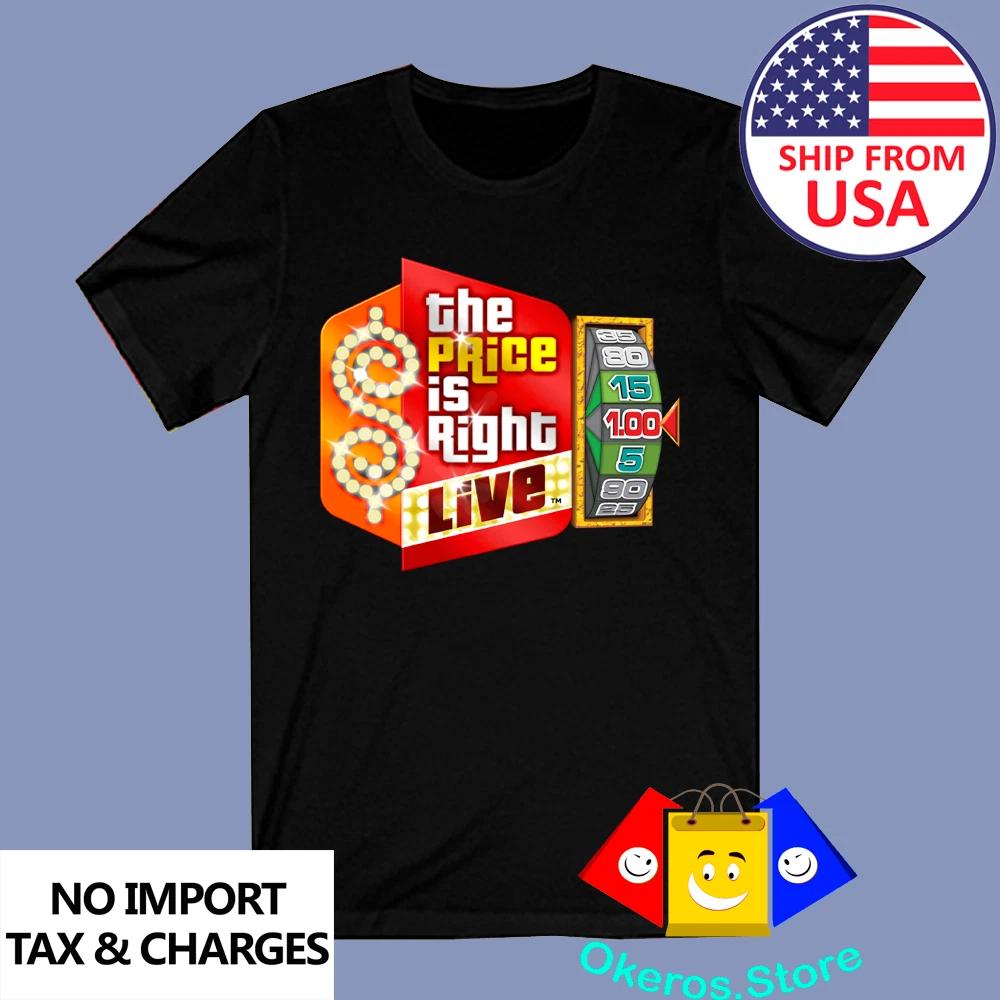 Цена правильная Игровое шоу Прямой эфир Черный Размер от S до 3XL S