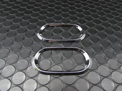 BRIGHTZ K12 Chrome Plated Side Marker Type A for Toyota Black Black Black and Yellow Part Number 15291 Rings, [SID-RIN-038] March, (BK12), (AK),