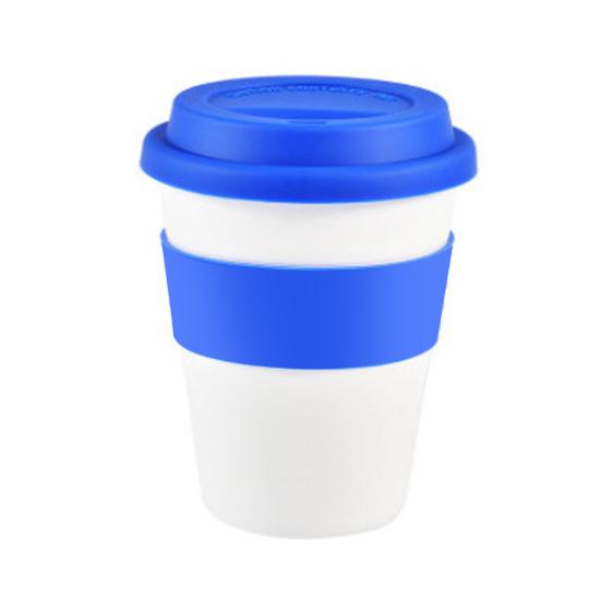 

Чашка для воды, пищевая, термостойкая, универсальная, из полипропилена, кофейная чашка для напитков со спиральной крышкой для дома синий