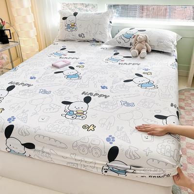 Pure Cotton Mattress Single Piece 100 Cotton Mattress Protective Cover, Bed Cover, Children's Boy Bed Sheet, Three-piece Mattress Model.