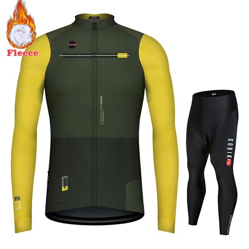 Vêtements de cyclisme d'équipe de course, Hiver, 2026 Ensemble de vêtements de cyclisme en laine pour homme, Ensemble de maillot de VTT Ciclismo