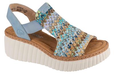 Sandals 69172, Womens Blue Sandals