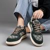 Men’s Black Green Checked Sports Shoes Casual Skateboard Shoes Students Walking Running Sneakers Shoes Over Sized 46 47 48