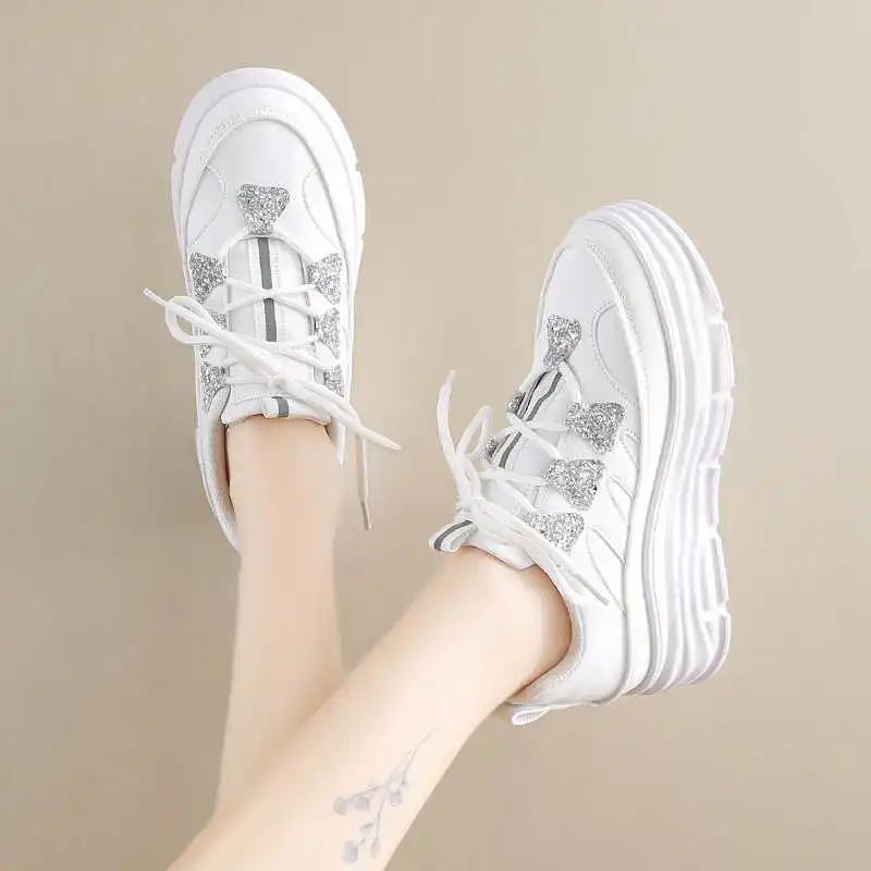 Mode 38 Herbst Leoparden Schuhe Frau Vulkanisieren Hausstiefel Frauen Gelb Schwarz Sneaker Sport Top Verkauf Training Tenisfeminino