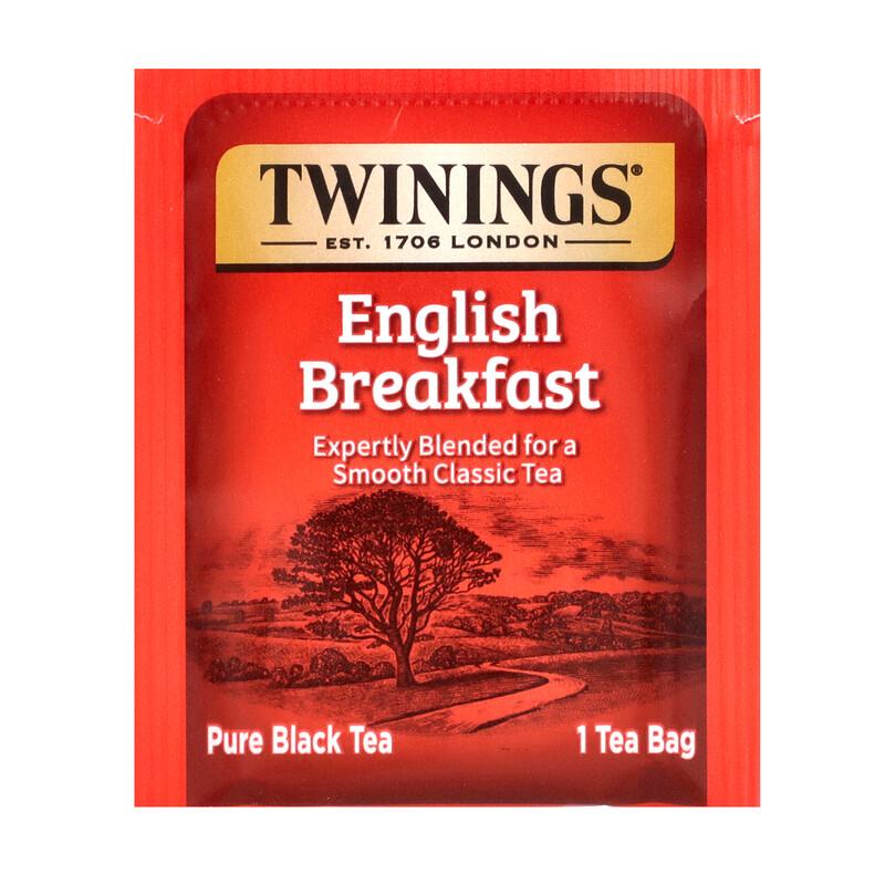 Pure Black Tea, English Breakfast, 50 Tea Bags, 3.53 oz (100 g)