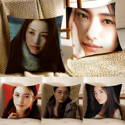 Yukie Nakama Kissen Japanische Schauspielerin Kissen Kissenbezug Kissenbezug Anti-Milben Wohnzimmer Sofa Dekor Kissen Zimmer