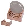 Wooden Espresso Puck Screen Holder with 3 Slots Universal Stand for 51/53/58mm Sintered Mesh Filters Vertical Storage for Quick Drying Coffee Station