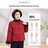 2025 Stylish Winter Cotton Jacket for Middle-Aged and Elderly Women - New Chinese Style, Fashionable and Warm.