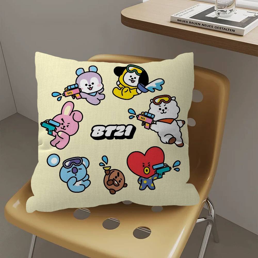 Korean Idol Pillow Cover for Bedroom Room and Living Room Sofa Decorative Cushion Cover