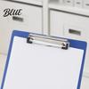 Durable Office File Folder A4 Folder with Reinforced Metal Clip And Clear Scale Ruler Clipboard Ruler Portable Document Writing Pad for School