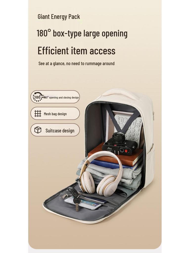 Unisex Large Capacity Lightweight Travel & Business Backpack with Laptop Compartment