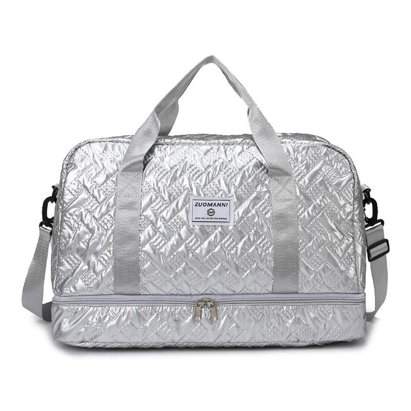 Travel Bag Dry And Wet Separate Sports Fitness Bag Lightweight Shoulder Crossbody Storage Bag With Shoes Compartment Luggage Bag