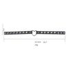 Heart-shaped Leather Collar Ring Female Choker Necklace Punk Rivet Jewelry Accessories BDSM Game