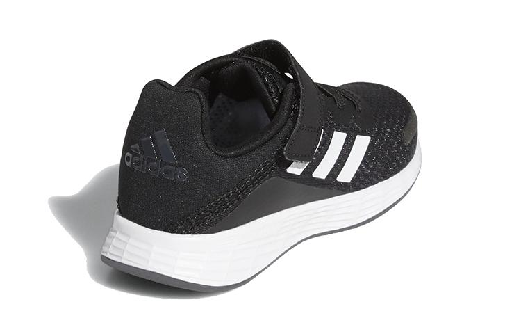 adidas Duramo Sl Breathable Low Top Running Shoes Black White Children Aged 3 7 Years Old FX7314