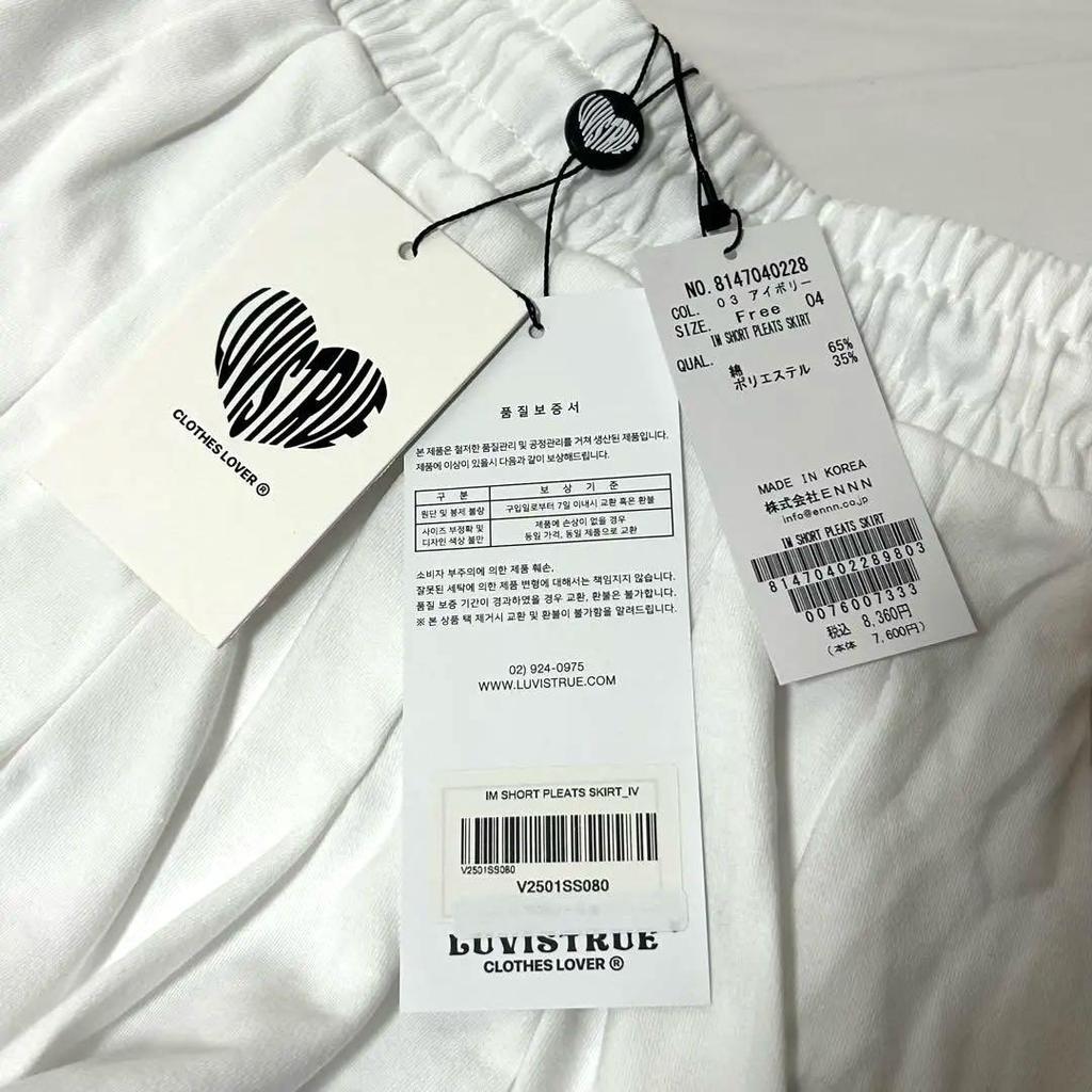 [USED] LUVISTURE IN SHORT PLEATS SKIRT Mini Skirt