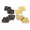 3Pcs/Set Vintage Alloy Hollow Flower Hinge 24*54mm Furniture Hardware DIY Box Metal Hinges