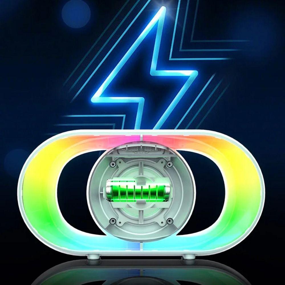 With RGB Lighting Wireless Sound Box Magnetic Portable Subwoofer  Travel Outdoor