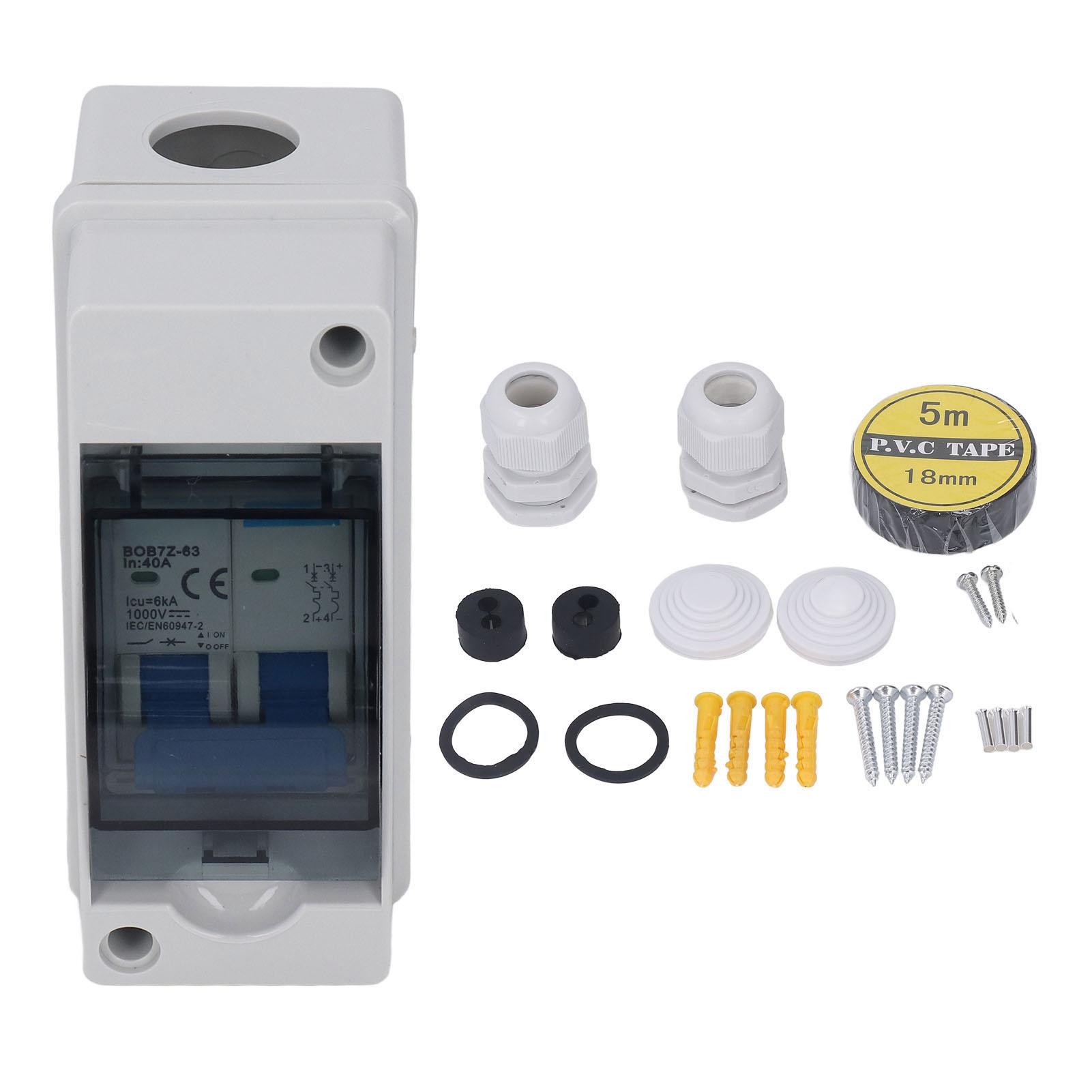 

DC Disconnect Switch 40A Protective Transparent Cover Мініатюрний автоматичний вимикач із IP65 Distributi