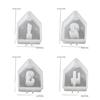4pcs Flexible Sturdy Silicone Mold Accessory for Crafting Number Candle and Decorative Pieces for Family Gatherings
