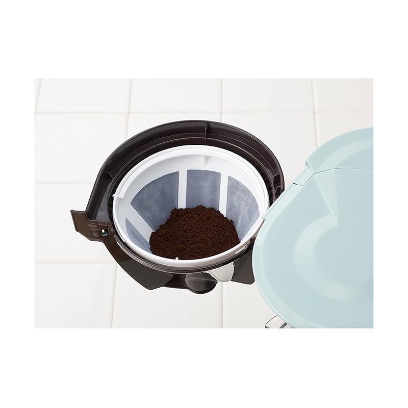 Kávovar na 4 šálky Toffy K-CM1 (popelavě bílá) typ odkapávání Automatická funkce udržování teploty skleněná nádoba Se síťovým filtrem K-CM1-AW