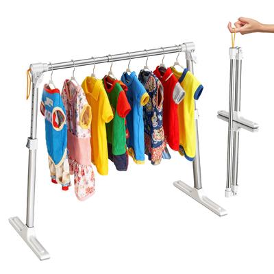 Blissfuhue Dog Pet Foldable and Mini Aluminum Adjustable Height and Ideal for Pet and Baby Clothes Can Be Used In Closets and Window Clothesline