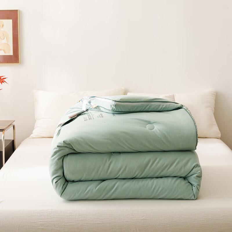 Yalu Soybean Fiber Zipper All-Season Duvet Set