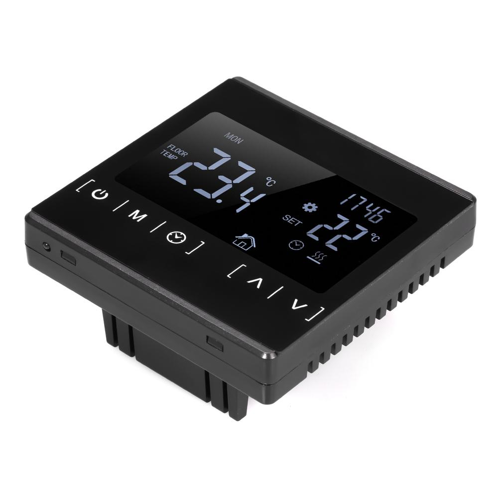 LCD Touch Screen Thermostat Electric Floor Heating System Water Heating Thermoregulator AC85 240V Temperature Controller