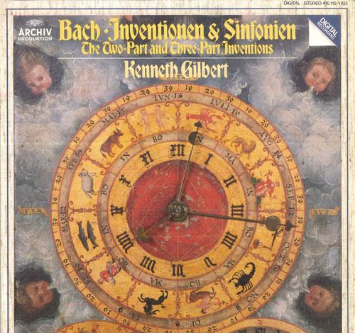 

LP Record KENNETH GILBERT - Invention & Sinfonien - The Two - P 4151121 ARCHIV PRODUKTI 1985 Germany Classical Used