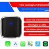 Wireless CarPlay Adapter Box Convert Wired To Wireless for Android Auto Car Screen Mirroring Navigation