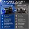 PG Pneumatic Fittings 2-Way Straight Connector Diameter Reduce For 8mm-6mm/6mm-4mm For Pneumatic Tube Air Hose Ventilation Valves 4