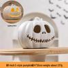Luminous White Pumpkin Lantern: Large Halloween Decoration for Shopping Malls & Theme Events