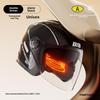 BYB A-Class 3C Certified Universal Helmet with Anti-Fog Dual Lens for Motorcycle/Electric Vehicle (Four Seasons).