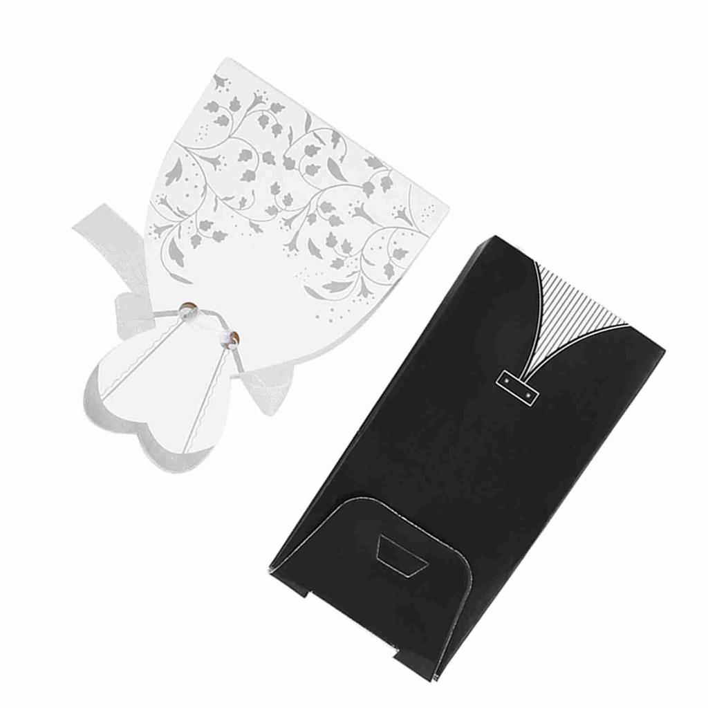 Novel Elegant Romantic Cardboard Candy Box Wedding Party Gift Decoration(1#)