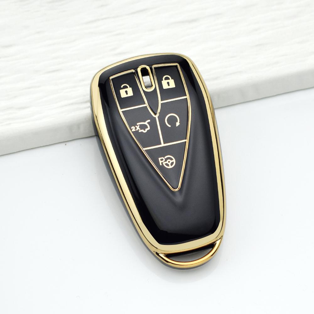 4/5 Buttons Car Key Case for Changan CS75 PLUS CS55 PLUS CS35 PLUS UNIT UNIK Oshan X7 X5 TPU Anti-Scratch Key Cover Keychain