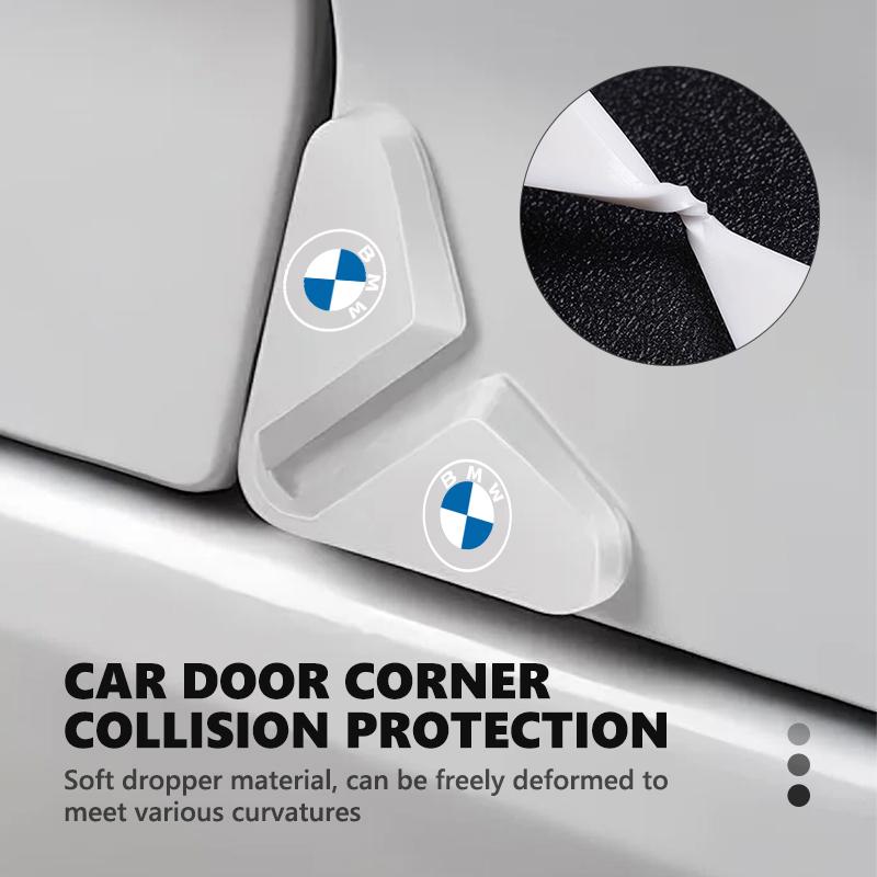 2/4pcs Car Door Corner Protective Anti-collision Guard Covers For BMW Performance M E87 E30 E46 E28 F35 G20 E93 F20 X3 X