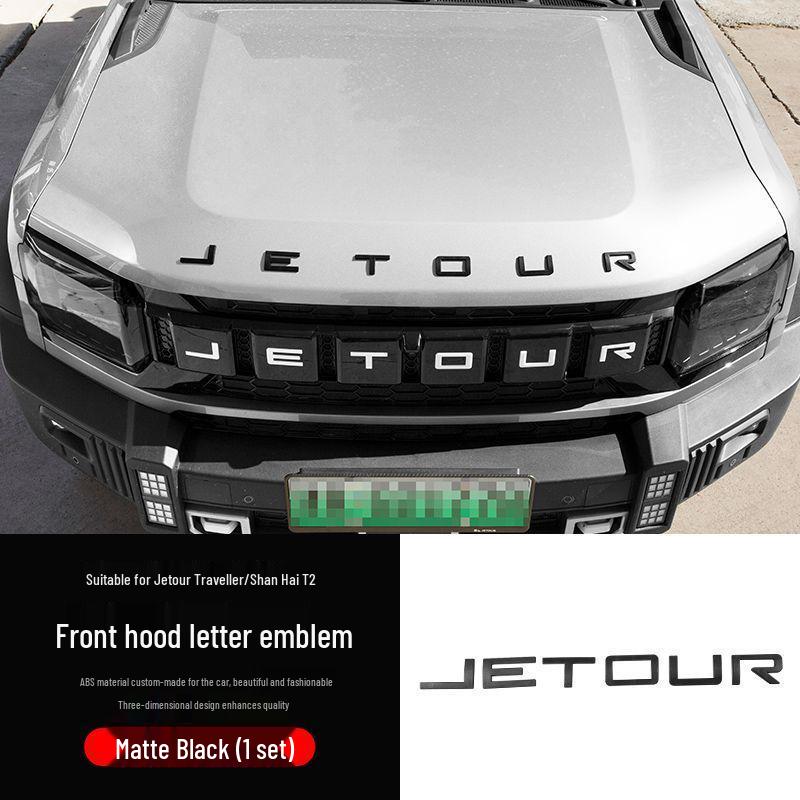 3D Front Hood Letter Emblems - Perfect for Traveler's Style Customization